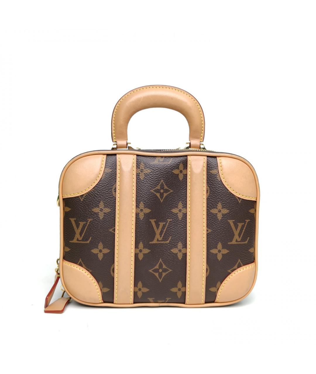 LOUIS VUITTON Коричневая сумка с короткими ручками, фото 7