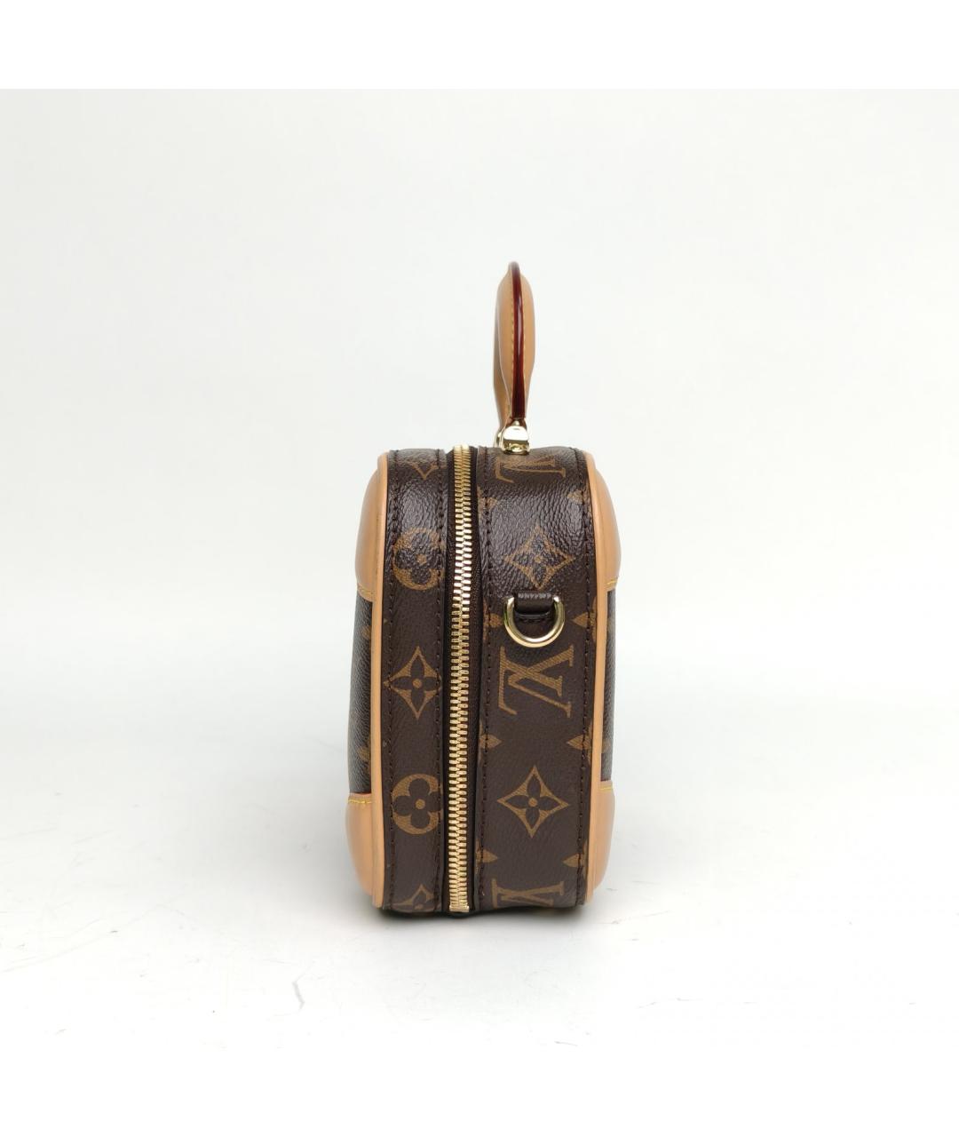 LOUIS VUITTON Коричневая сумка с короткими ручками, фото 4