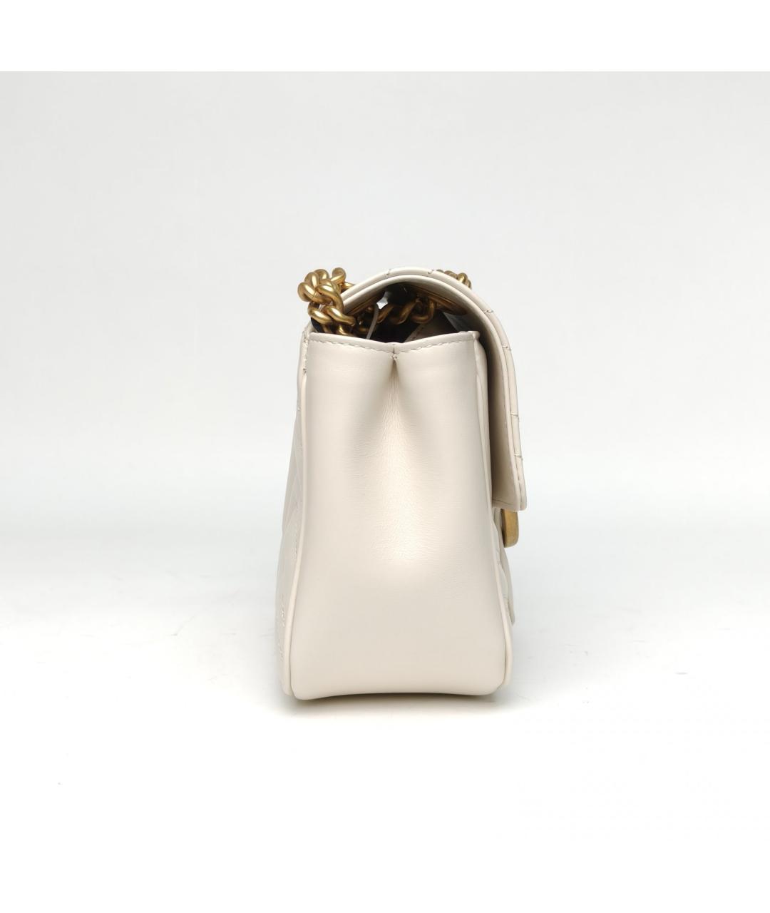GUCCI Белая кожаная сумка через плечо, фото 5
