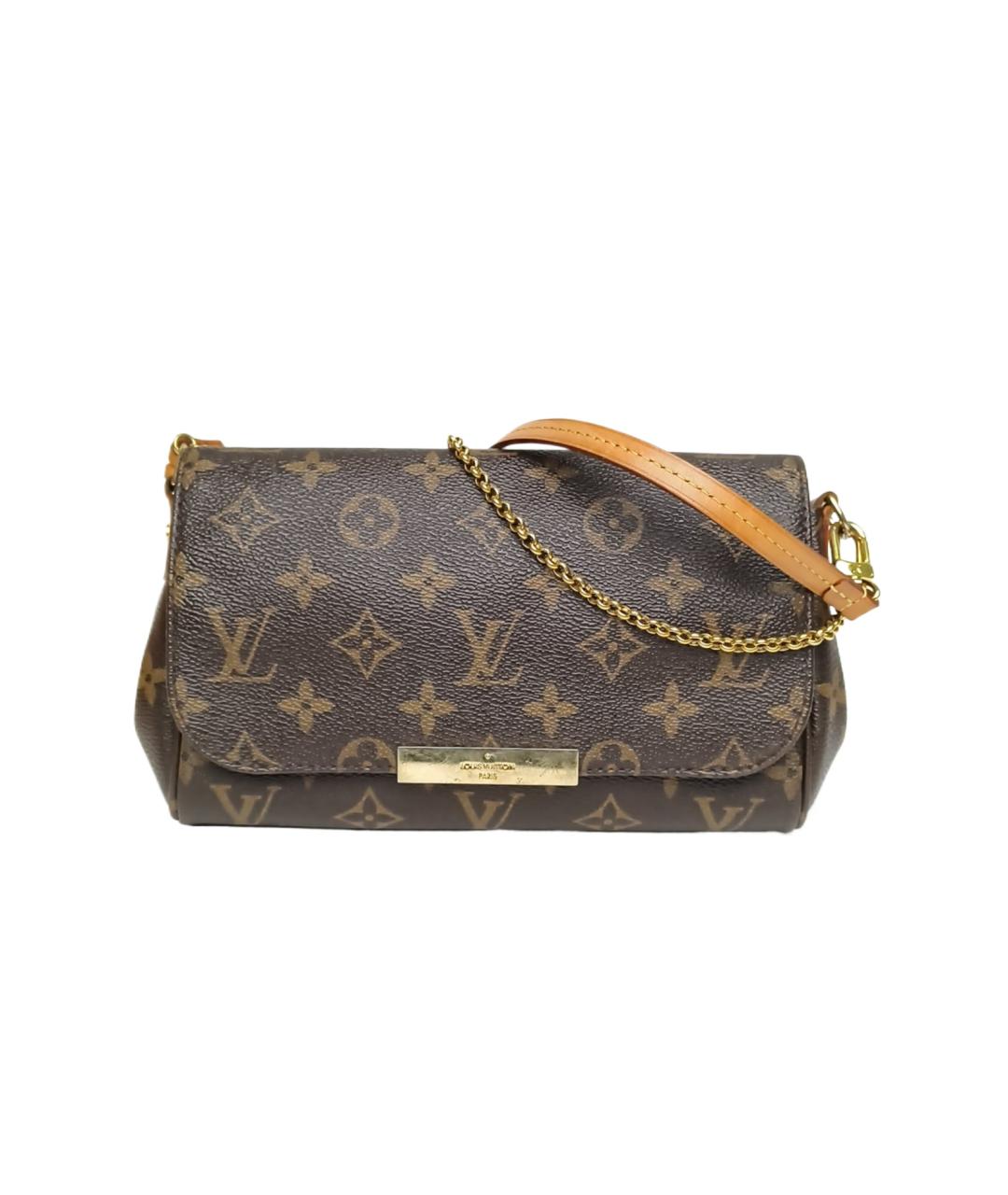 LOUIS VUITTON Коричневая сумка через плечо, фото 9