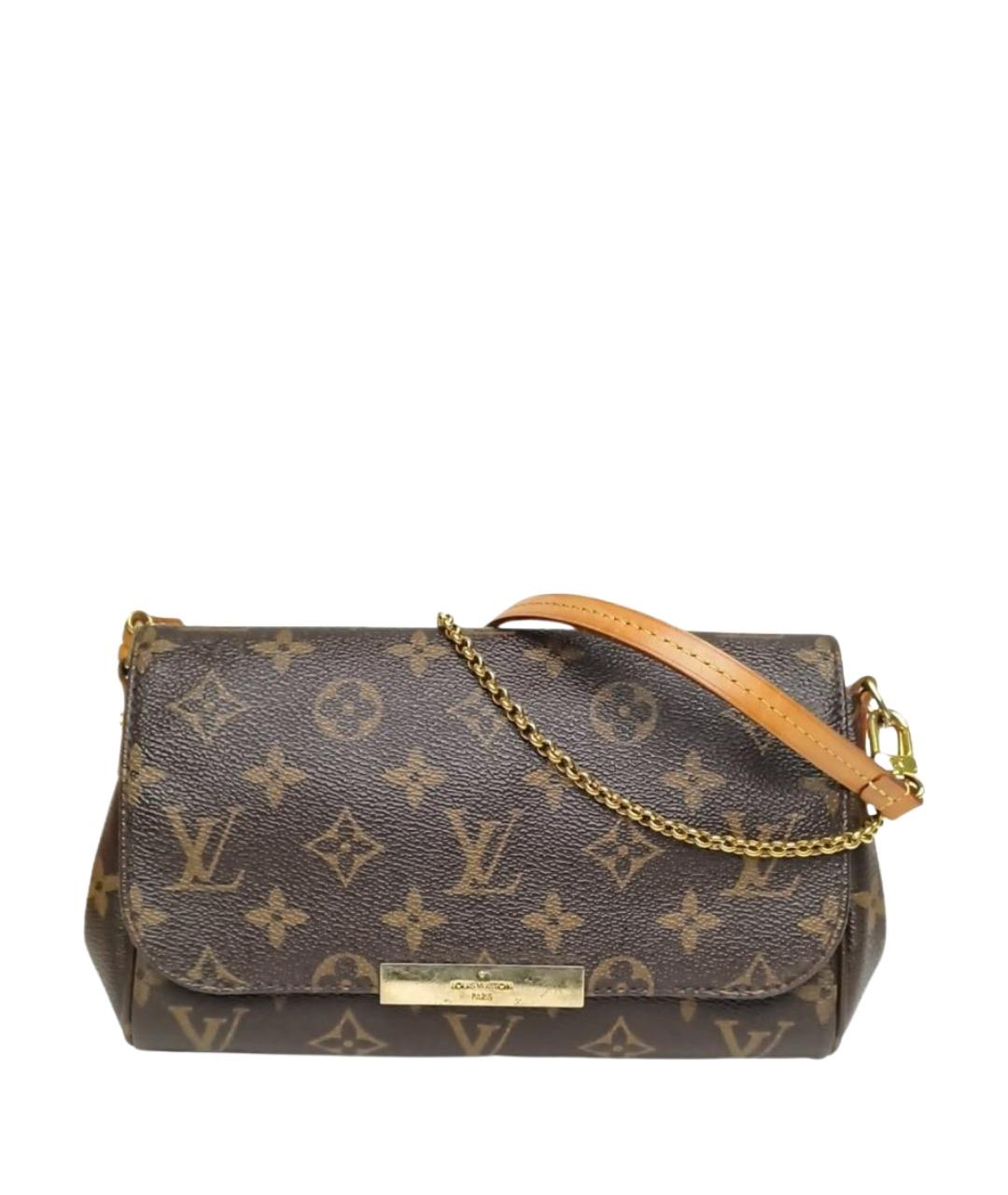LOUIS VUITTON Коричневая сумка через плечо, фото 1