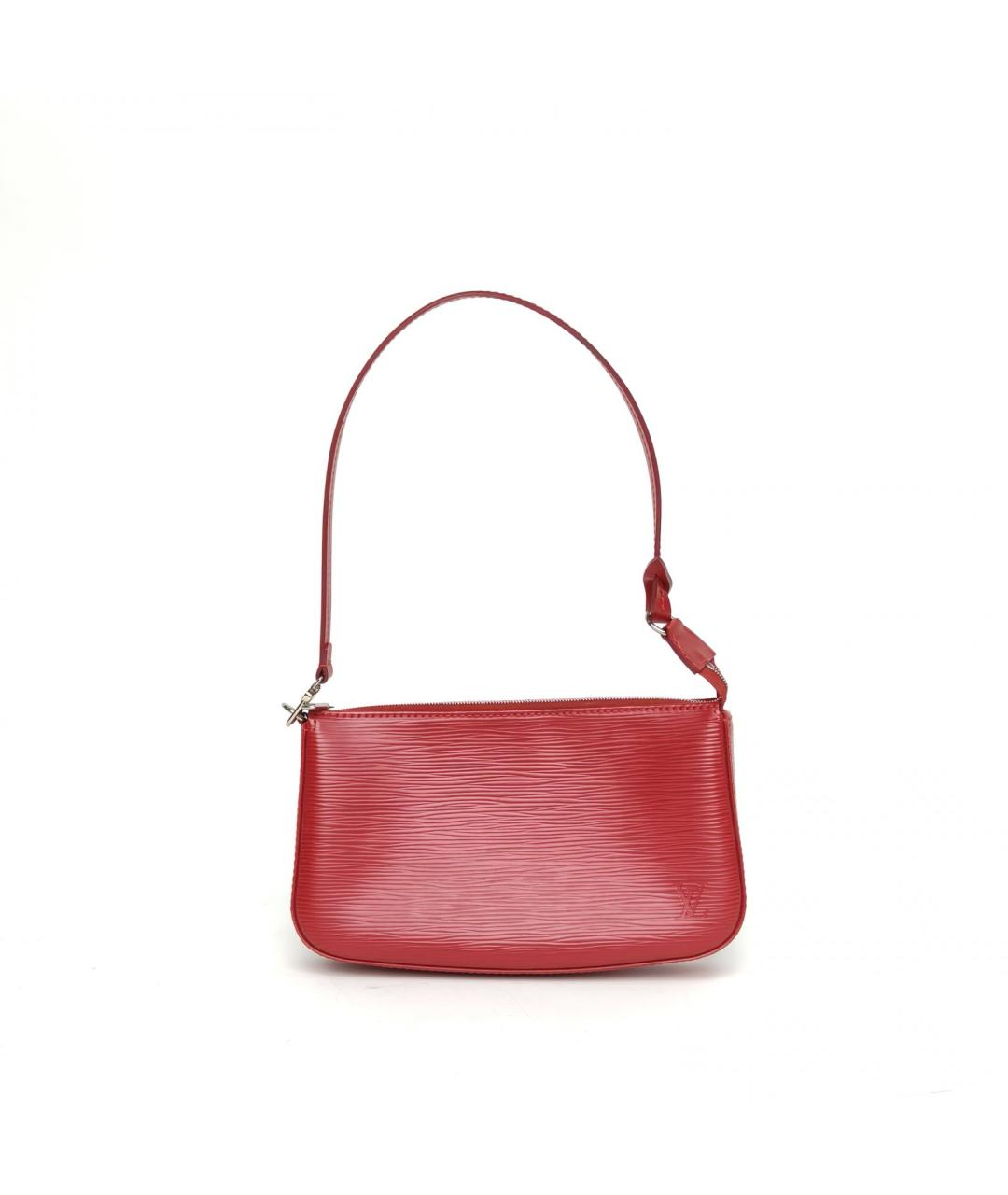 LOUIS VUITTON Красная кожаная сумка через плечо, фото 2