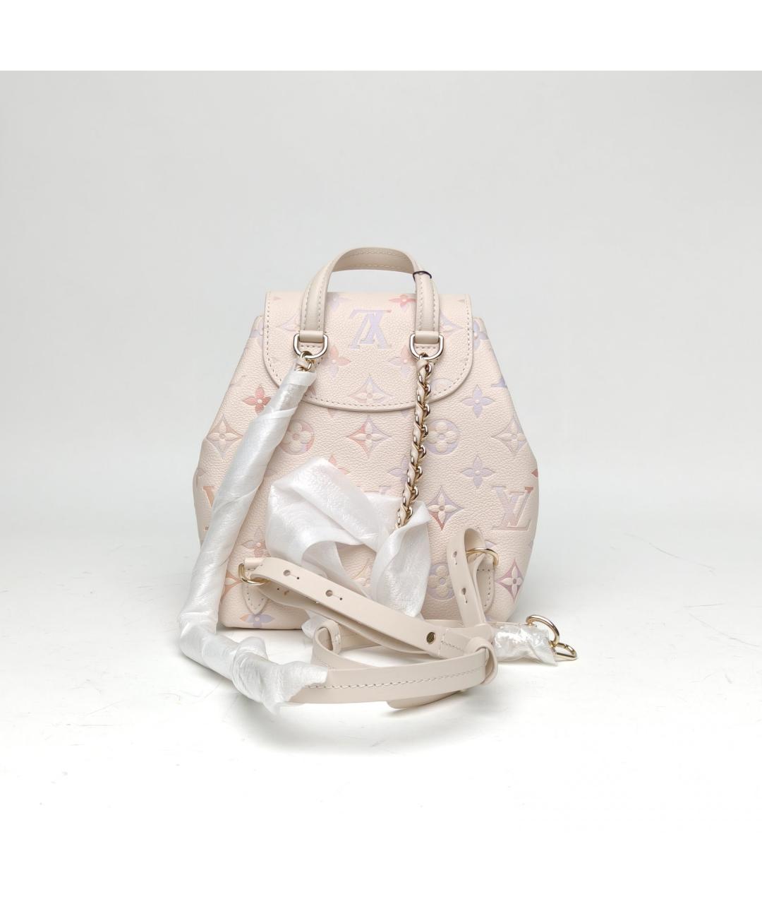 LOUIS VUITTON Белый кожаный рюкзак, фото 4