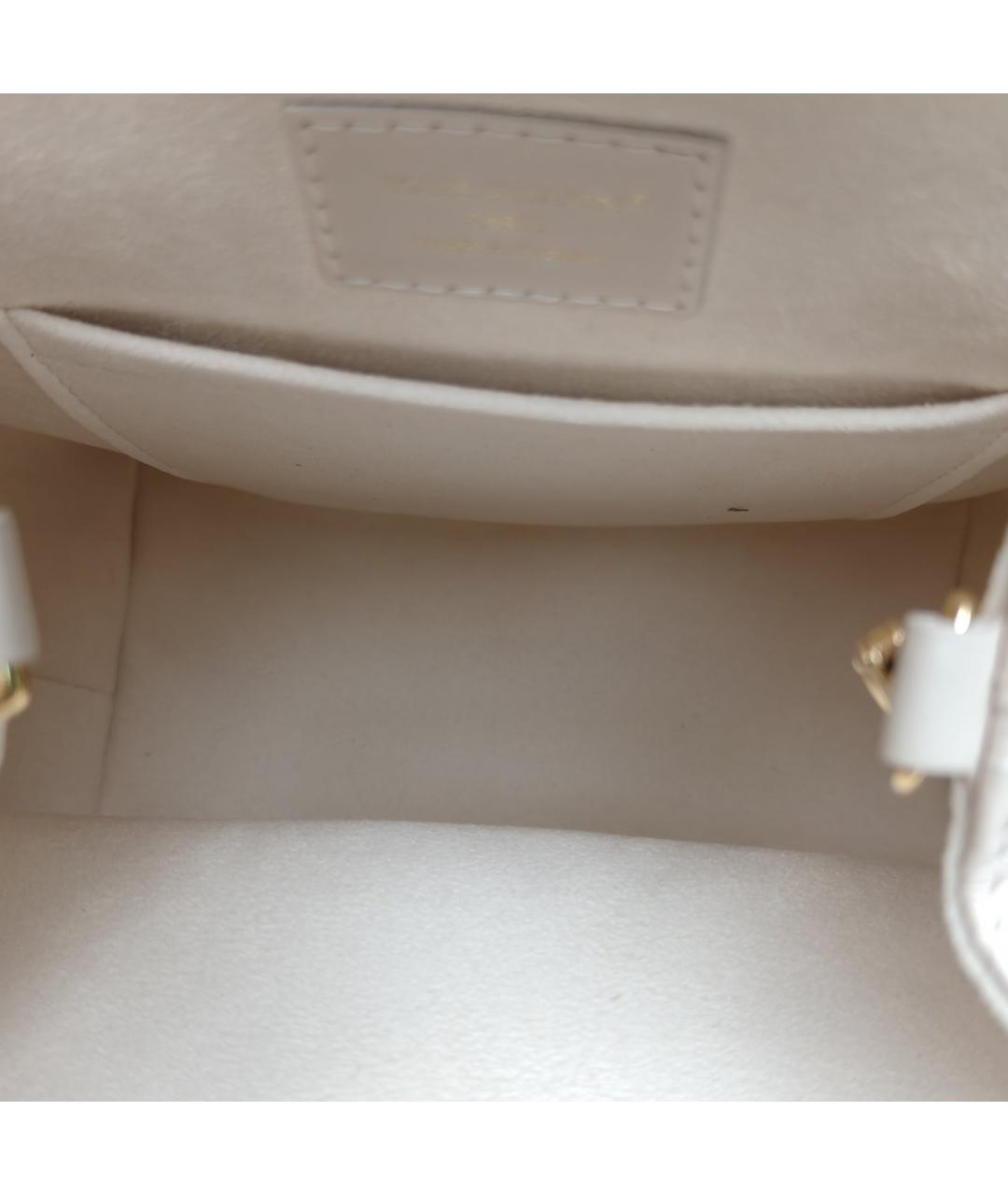 LOUIS VUITTON Белый кожаный рюкзак, фото 7