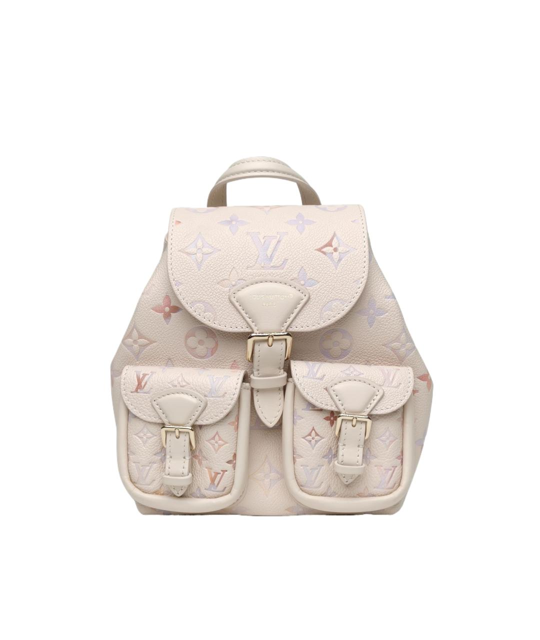 LOUIS VUITTON Белый кожаный рюкзак, фото 9