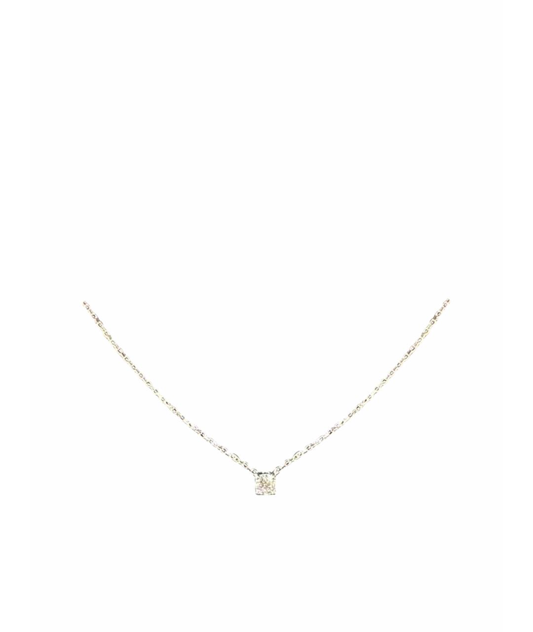 CARTIER Серебряное колье из белого золота, фото 1