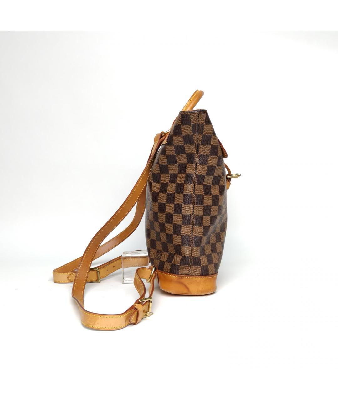 LOUIS VUITTON Коричневый рюкзак, фото 5