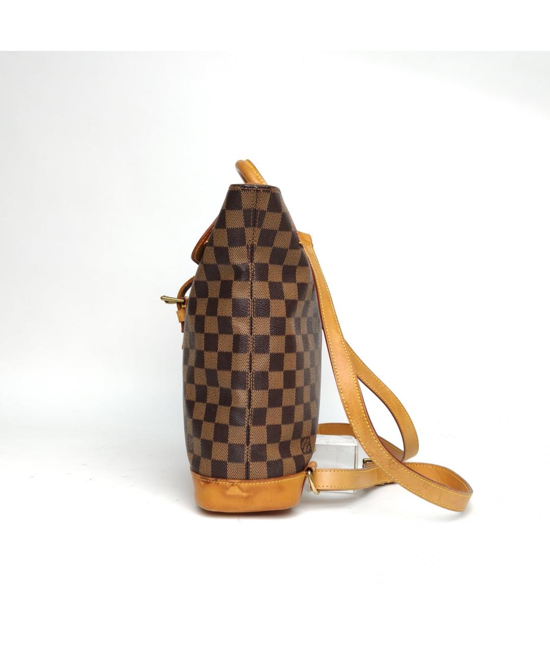 LOUIS VUITTON Коричневый рюкзак, фото 3