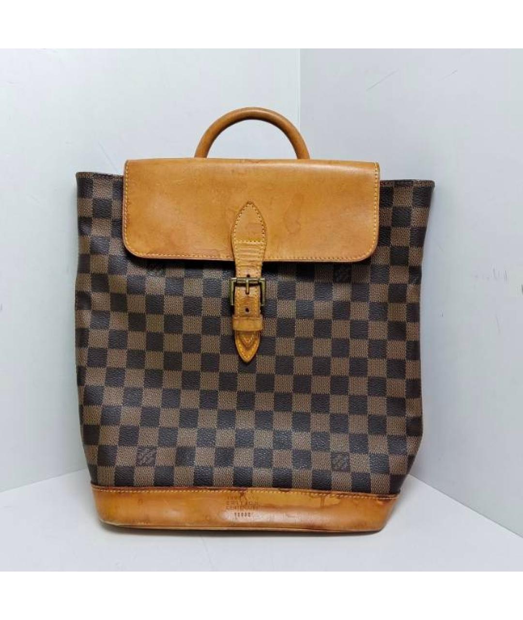 LOUIS VUITTON Коричневый рюкзак, фото 8