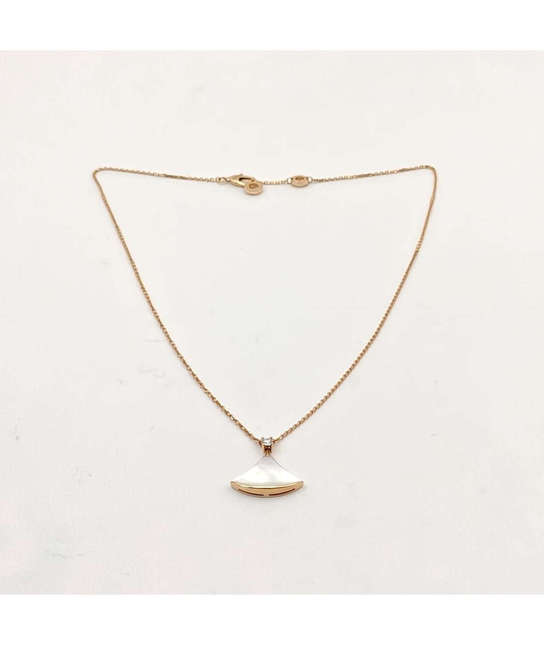 BVLGARI Золотое колье из розового золота, фото 7