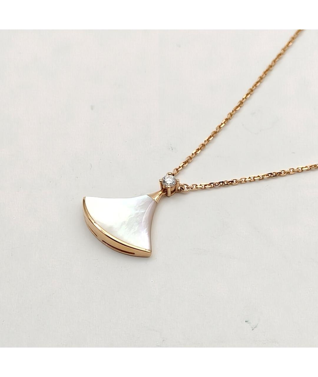 BVLGARI Золотое колье из розового золота, фото 4