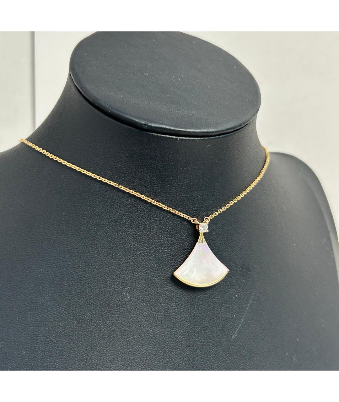 BVLGARI Золотое колье из розового золота, фото 9