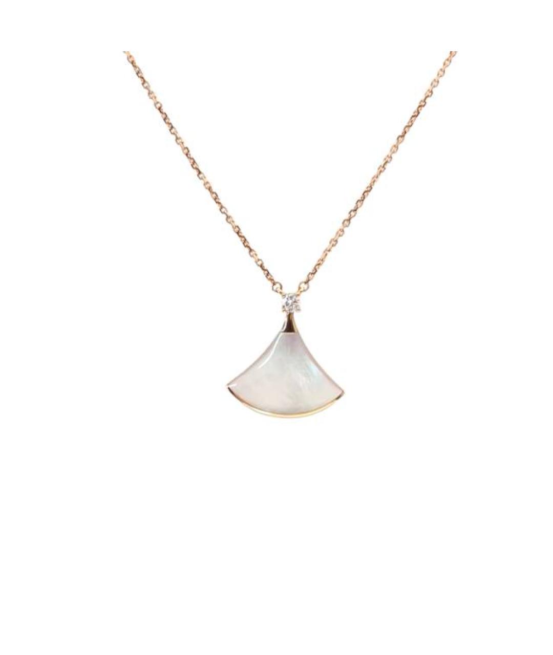 BVLGARI Золотое колье из розового золота, фото 10