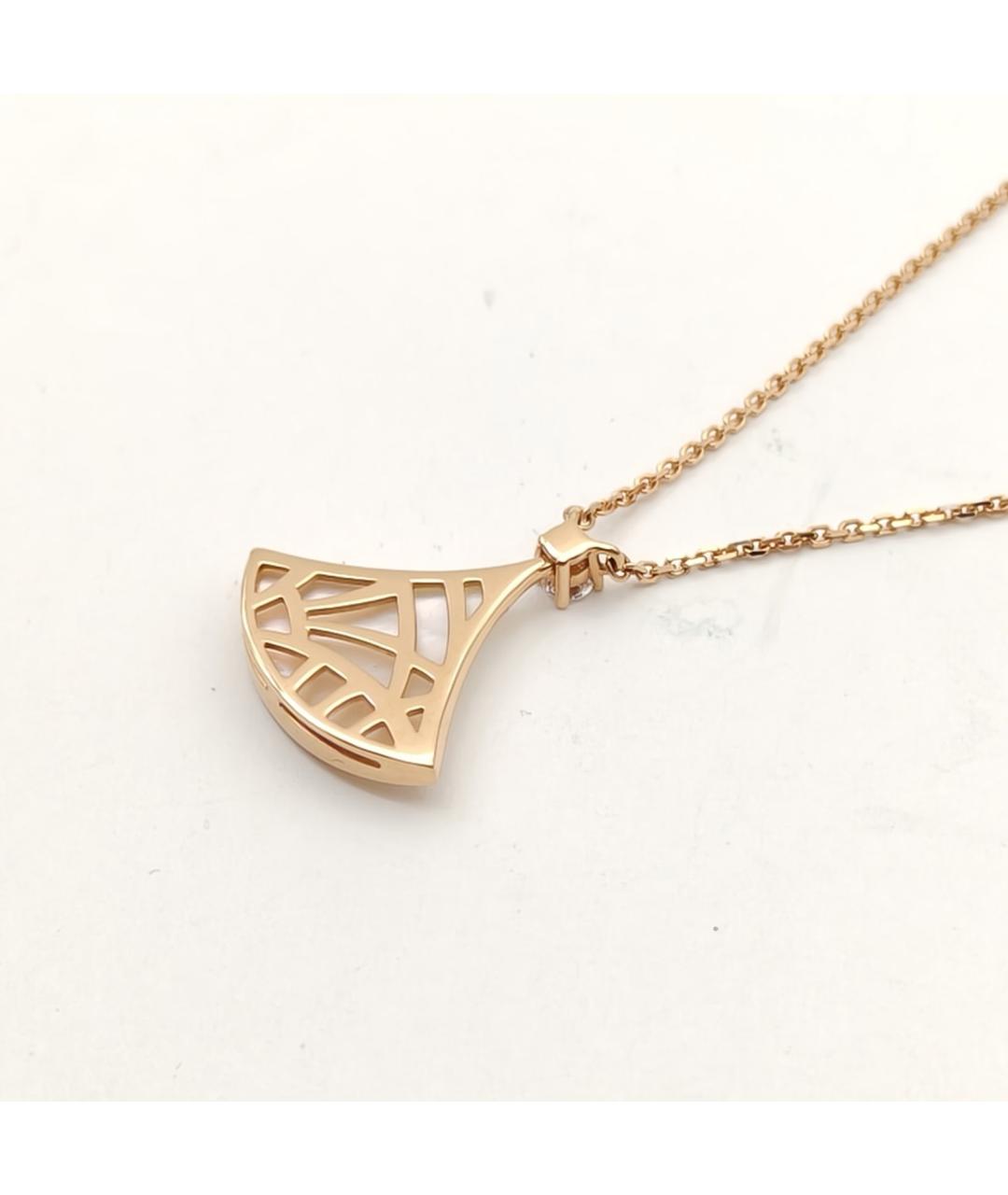 BVLGARI Золотое колье из розового золота, фото 5