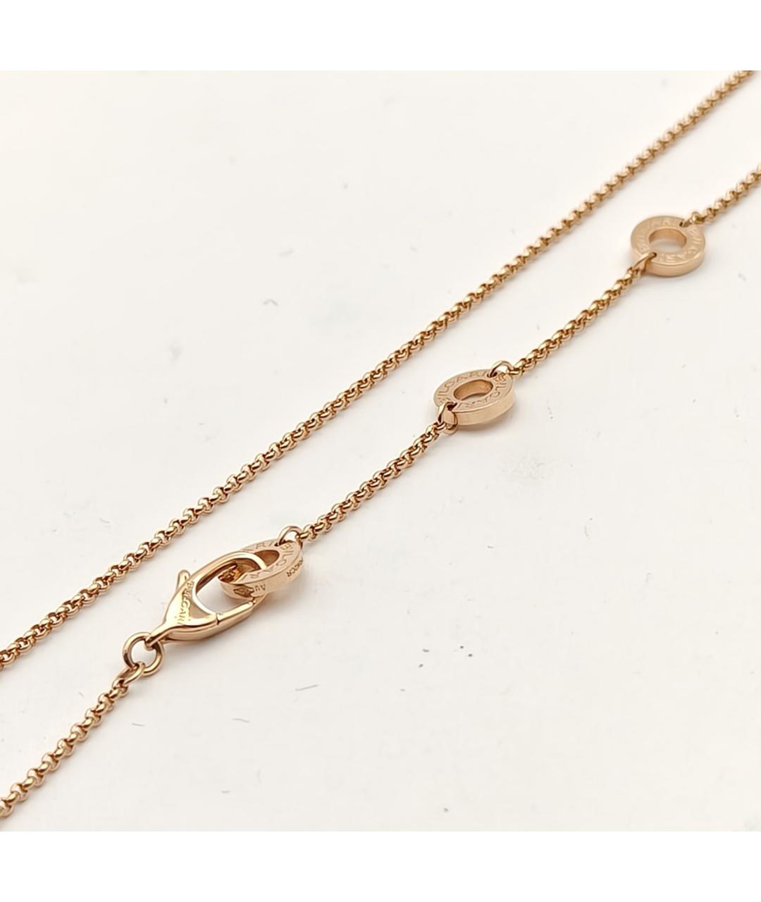 BVLGARI Золотое колье из розового золота, фото 6
