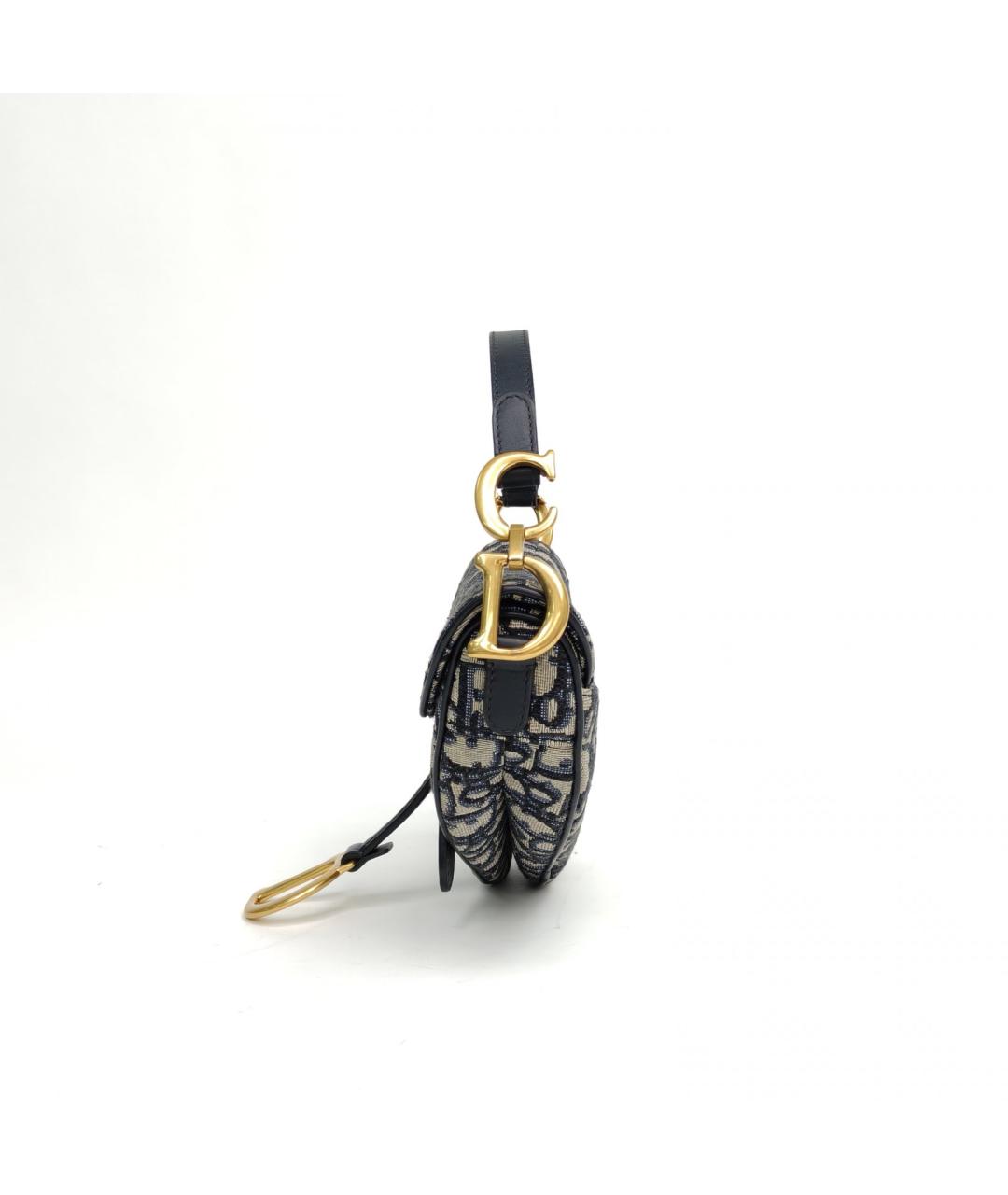 CHRISTIAN DIOR Темно-синяя сумка через плечо, фото 3