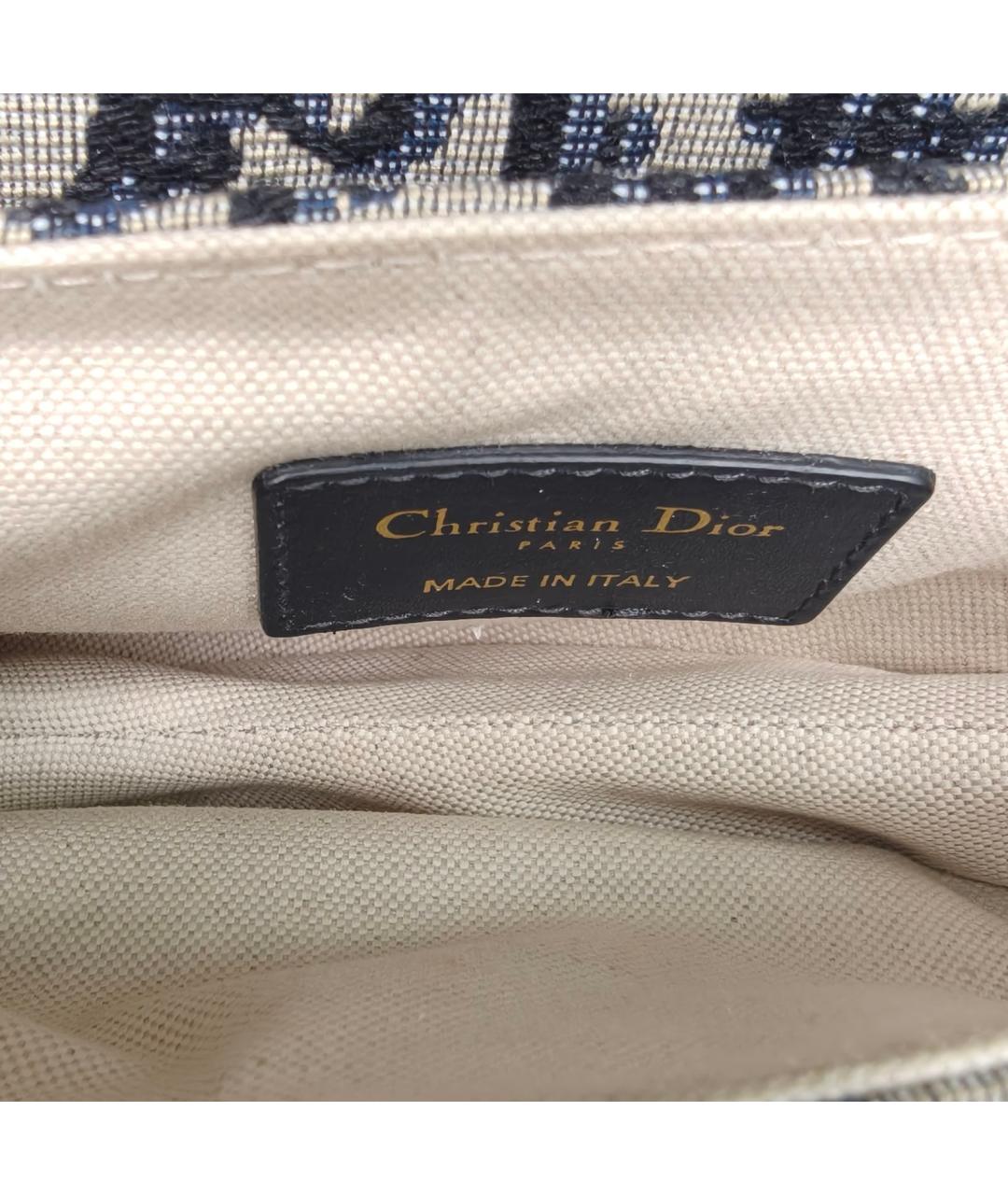 CHRISTIAN DIOR Темно-синяя сумка через плечо, фото 7