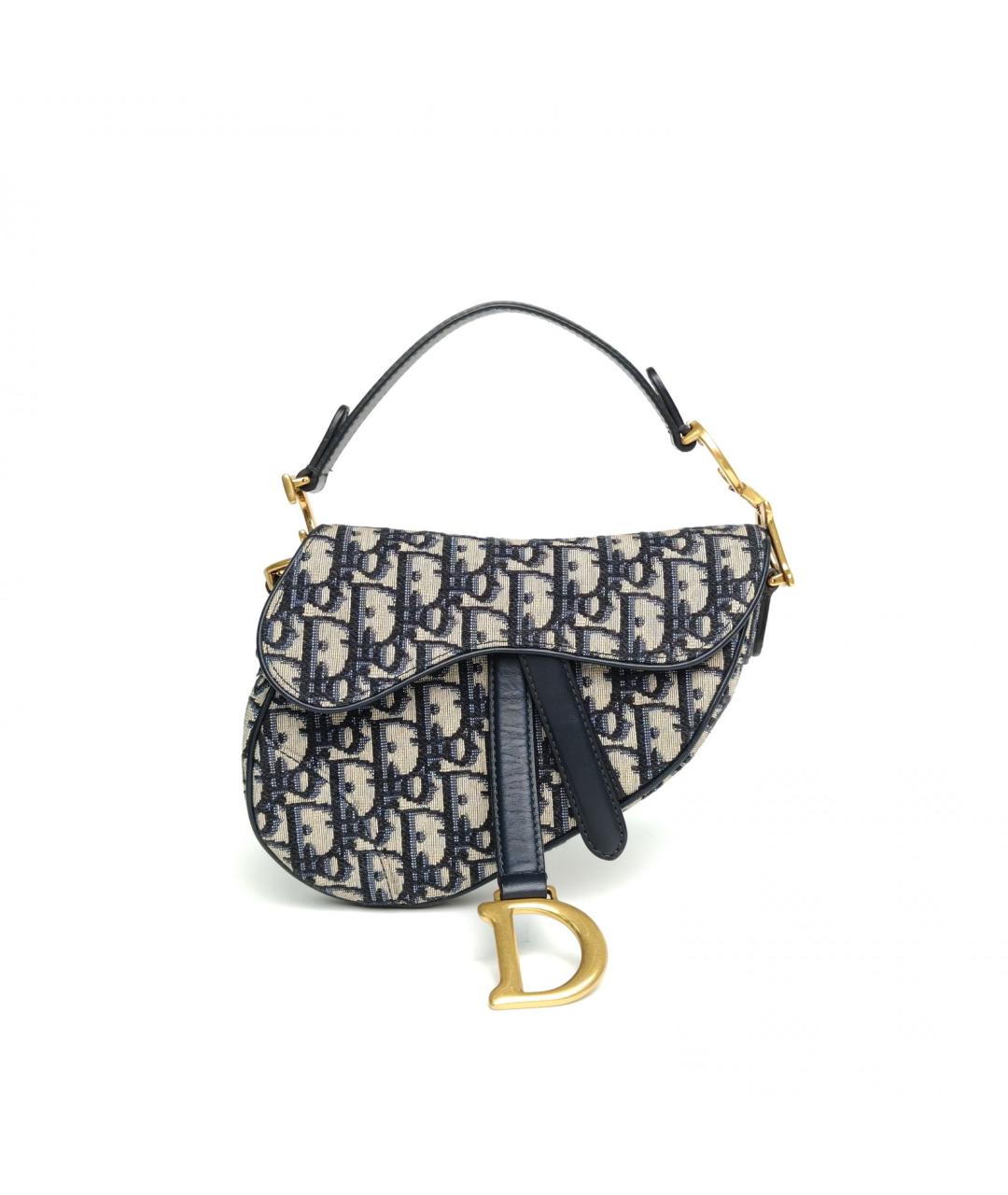 CHRISTIAN DIOR Темно-синяя сумка через плечо, фото 2
