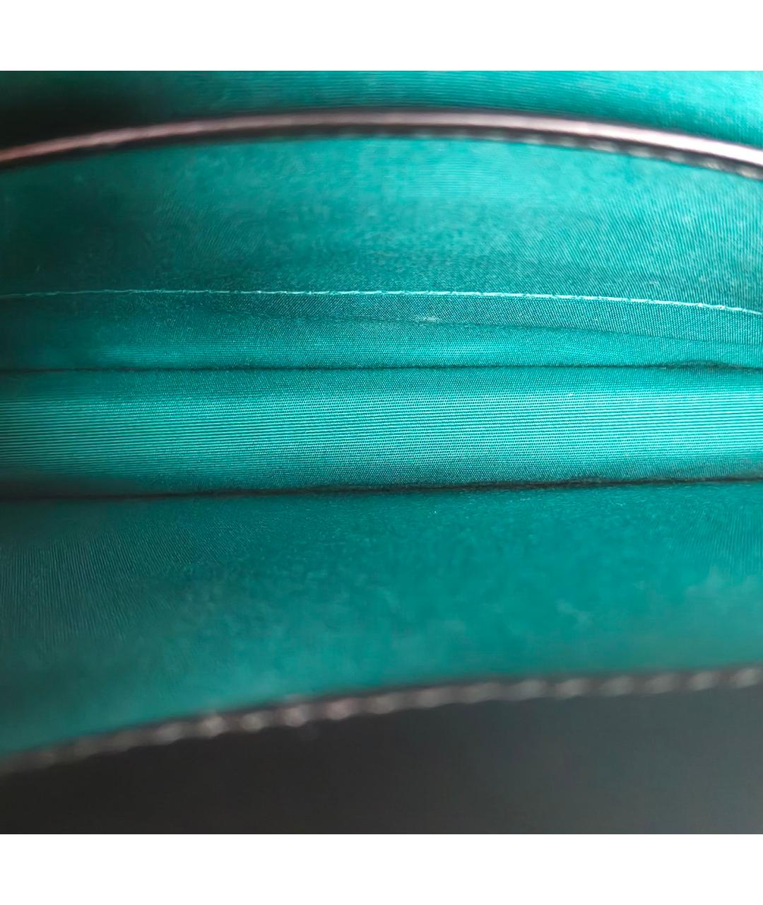 BVLGARI Черная кожаная сумка через плечо, фото 8