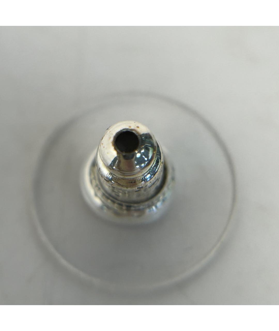 CHANEL Золотые металлические серьги, фото 9