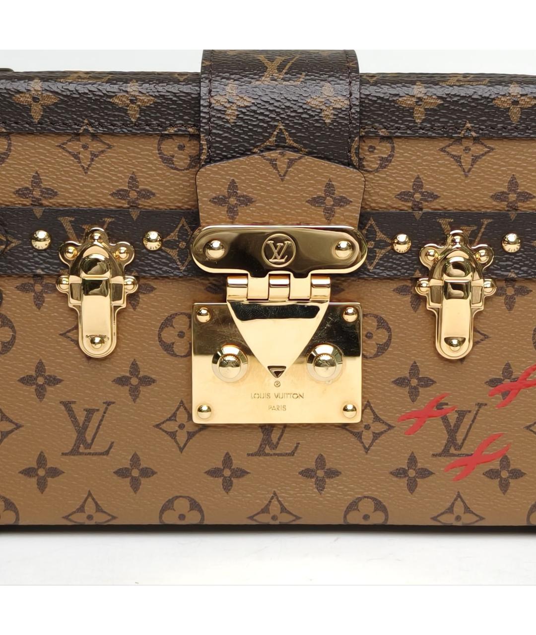 LOUIS VUITTON Коричневая сумка через плечо, фото 7