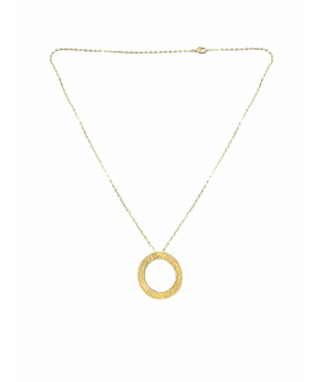 CARTIER Золотая подвеска из желтого золота, фото 1