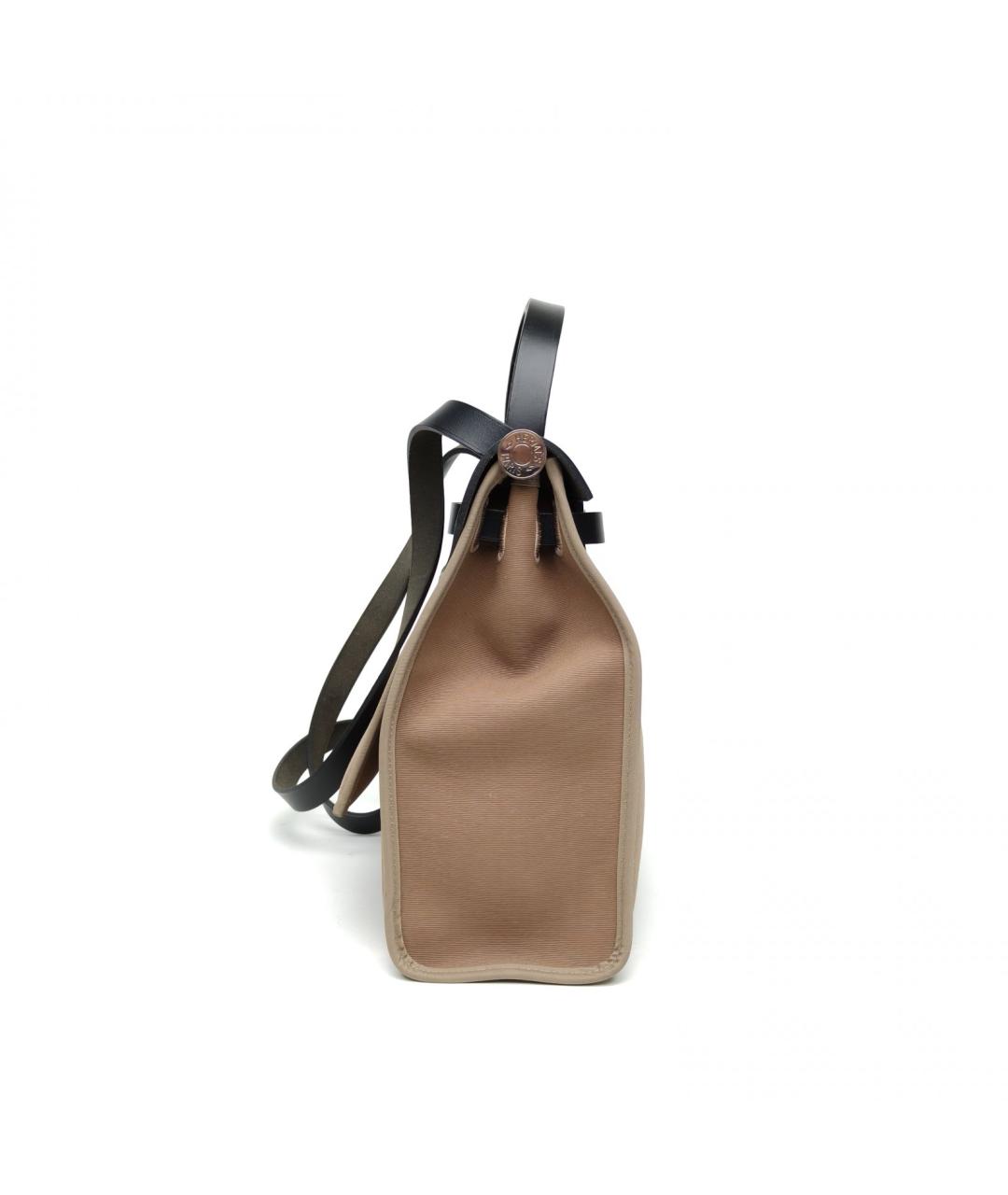 HERMES Бежевая сумка с короткими ручками, фото 5