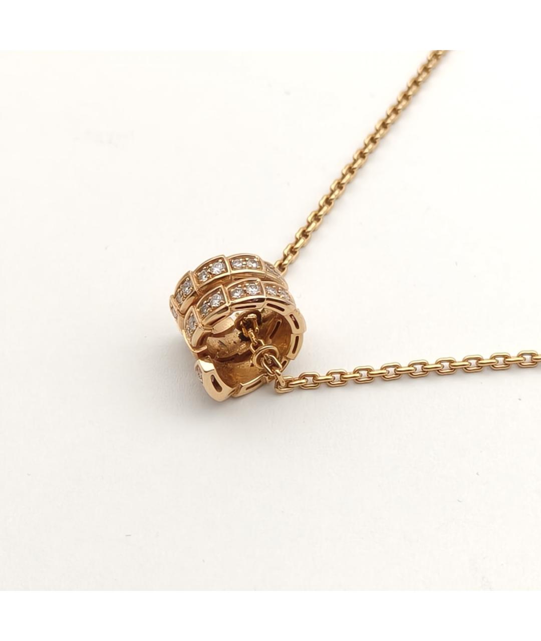 BVLGARI Золотая подвеска из розового золота, фото 5