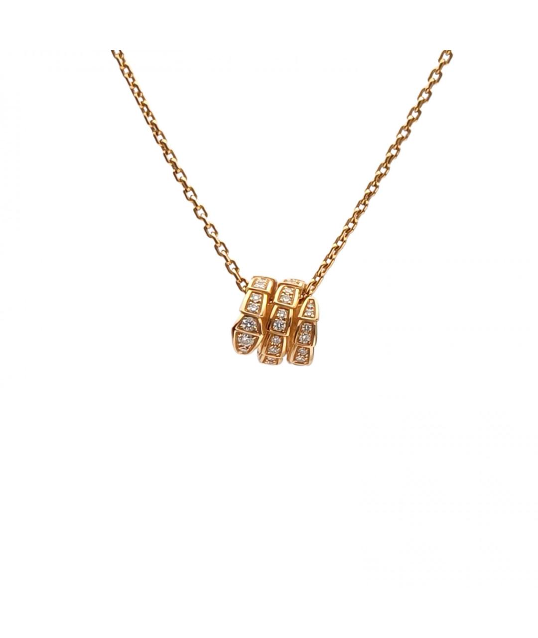 BVLGARI Золотая подвеска из розового золота, фото 2