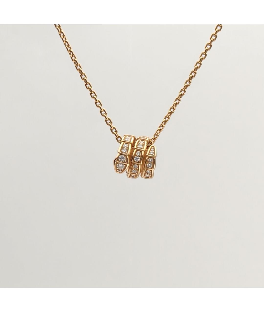 BVLGARI Золотая подвеска из розового золота, фото 3