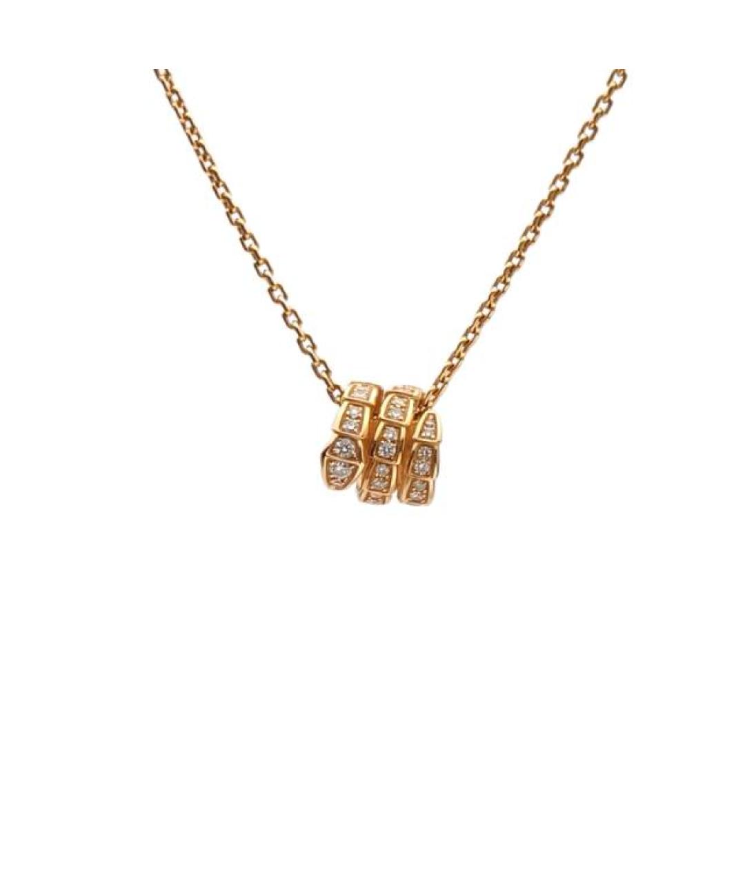 BVLGARI Золотая подвеска из розового золота, фото 10