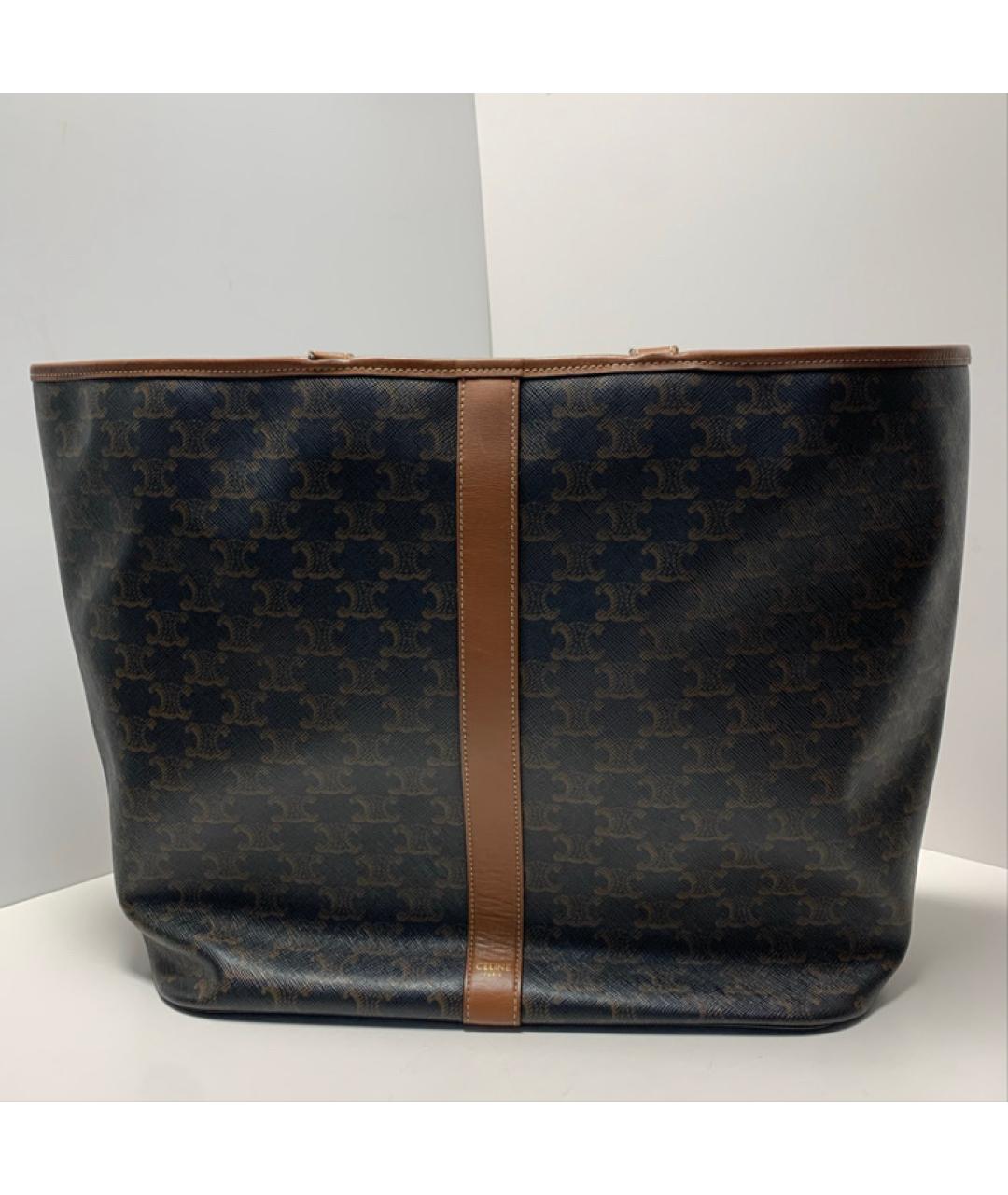 CELINE Коричневая сумка через плечо, фото 3