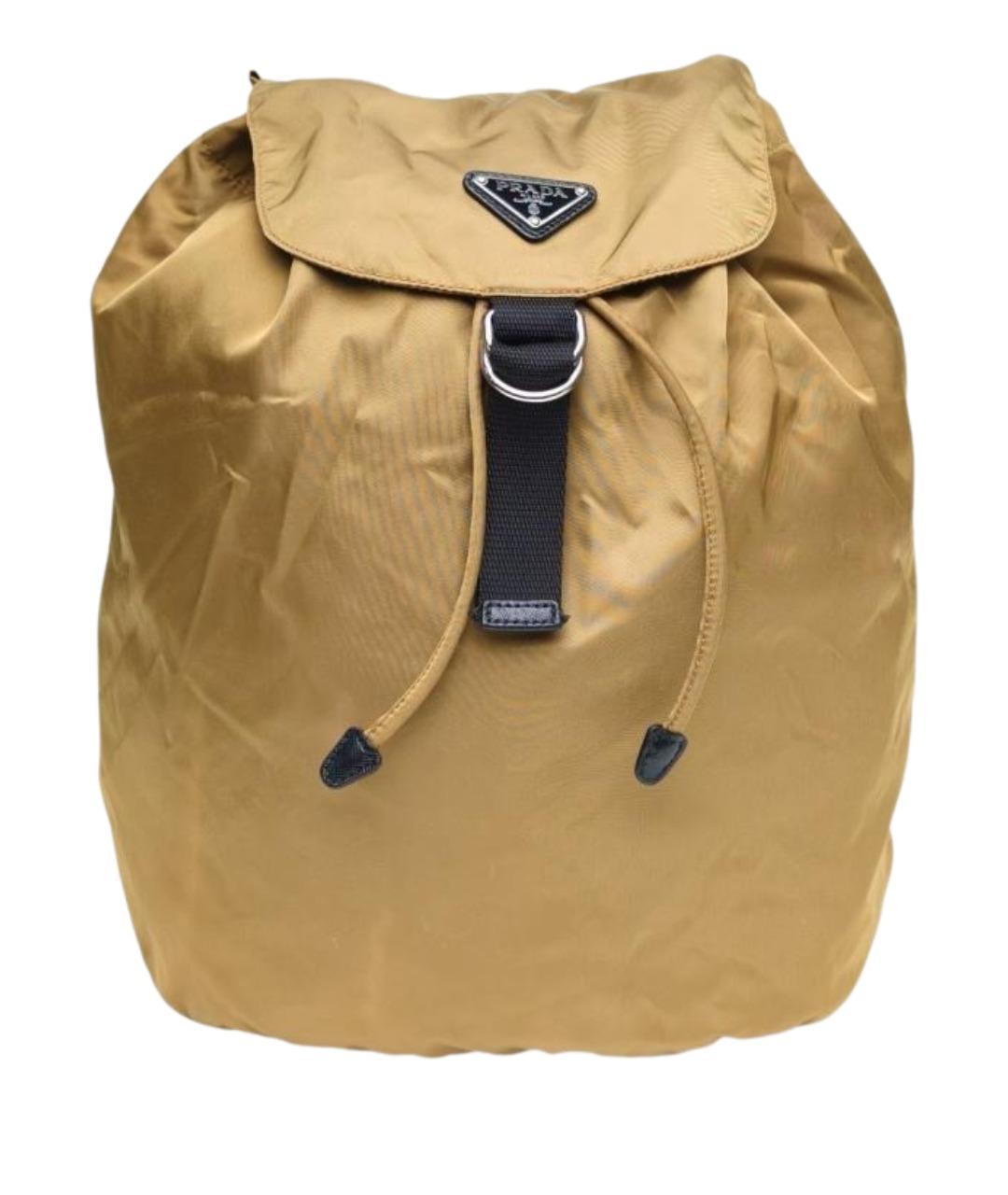 PRADA Желтый рюкзак, фото 1