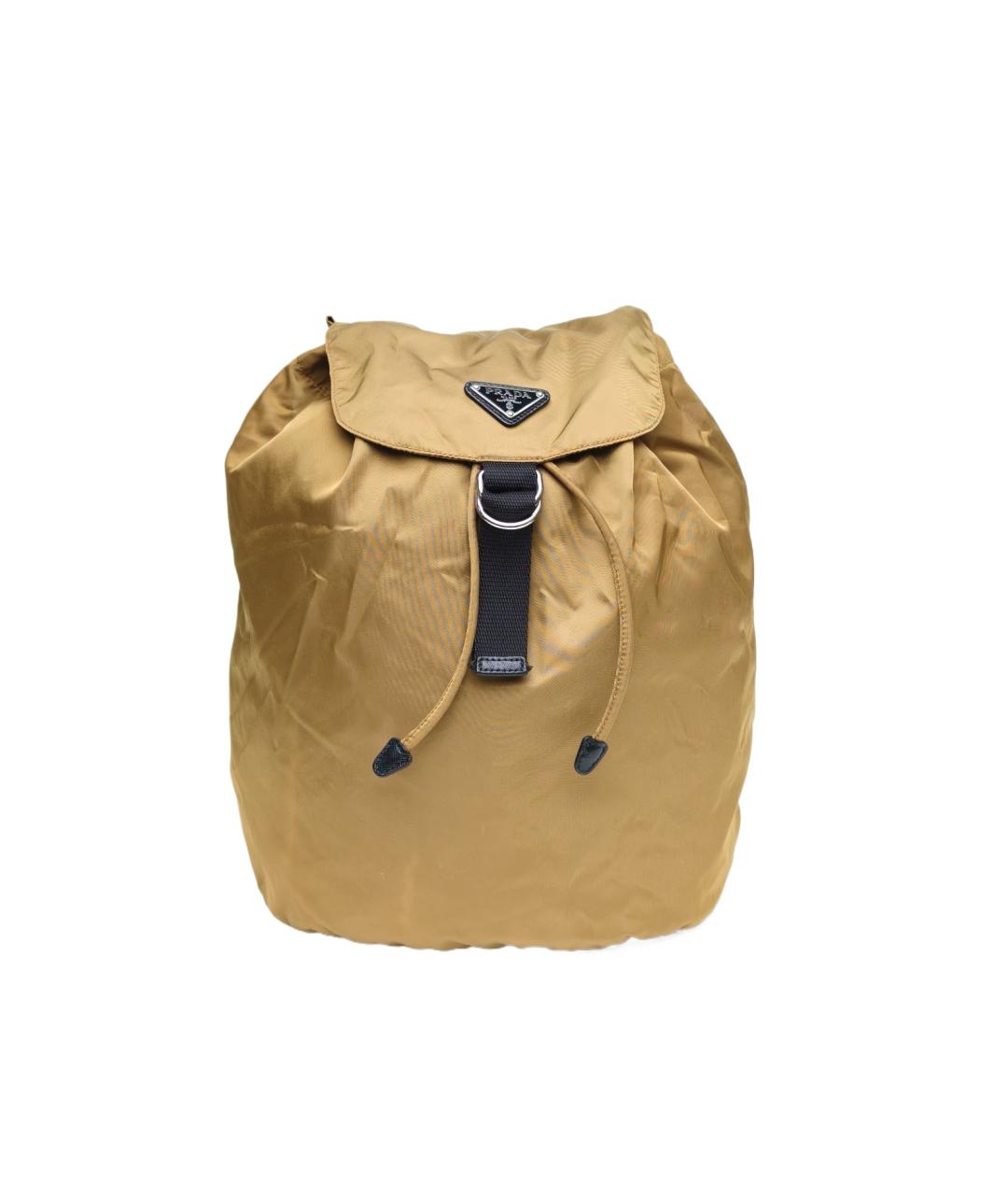 PRADA Желтый рюкзак, фото 10