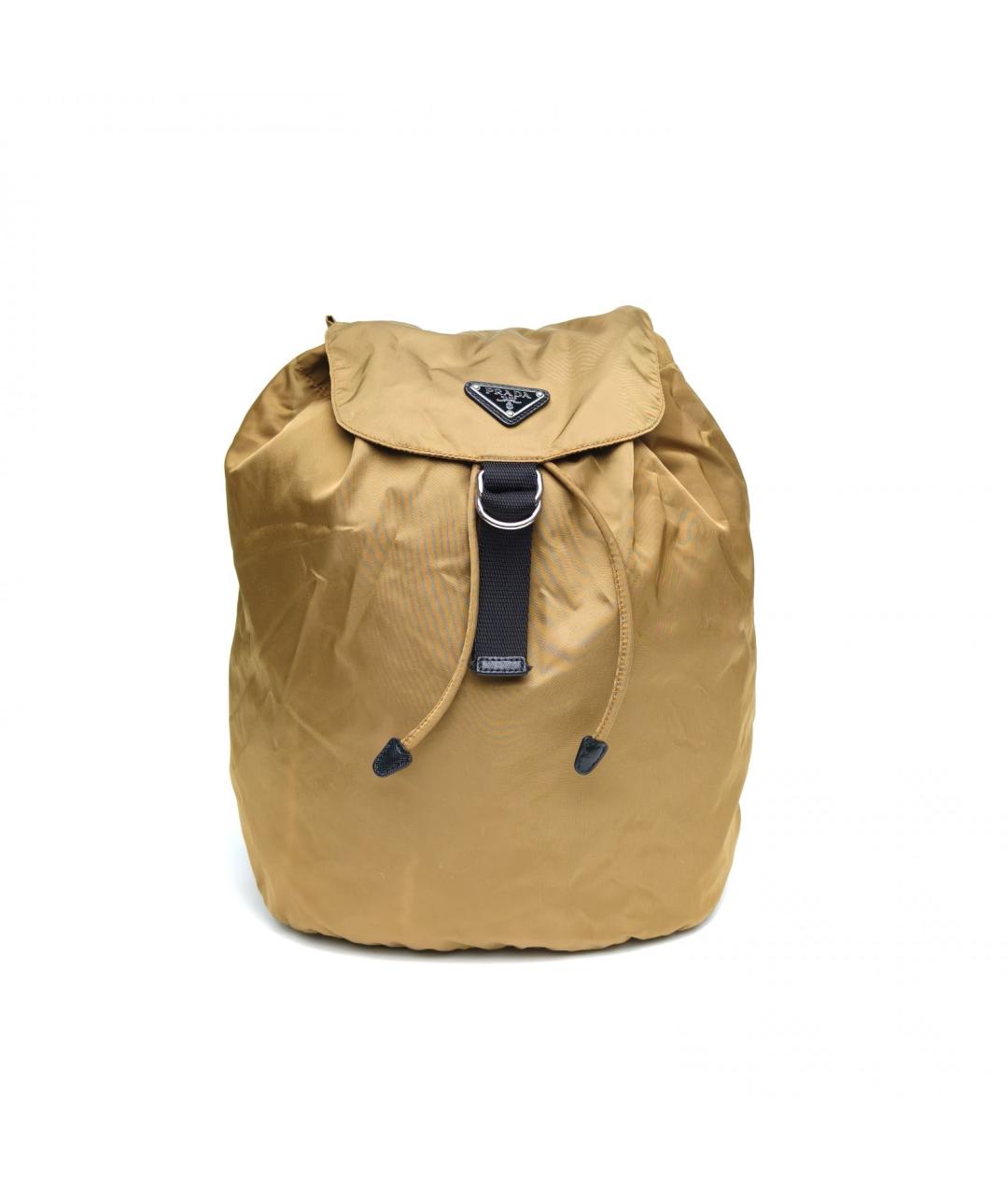 PRADA Желтый рюкзак, фото 2