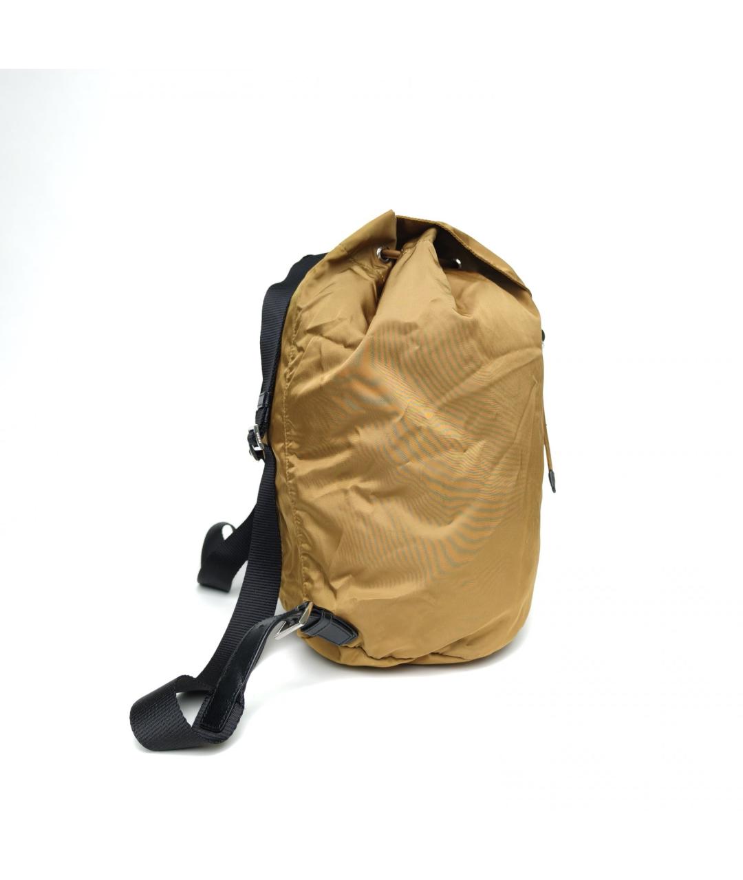 PRADA Желтый рюкзак, фото 5