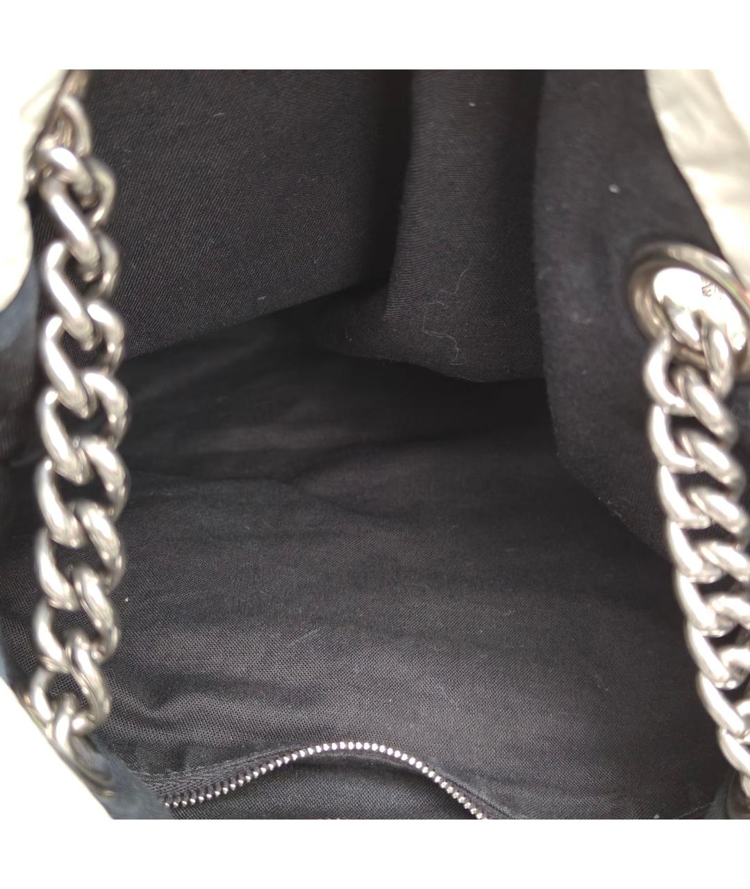 BALENCIAGA Белая кожаная сумка через плечо, фото 7