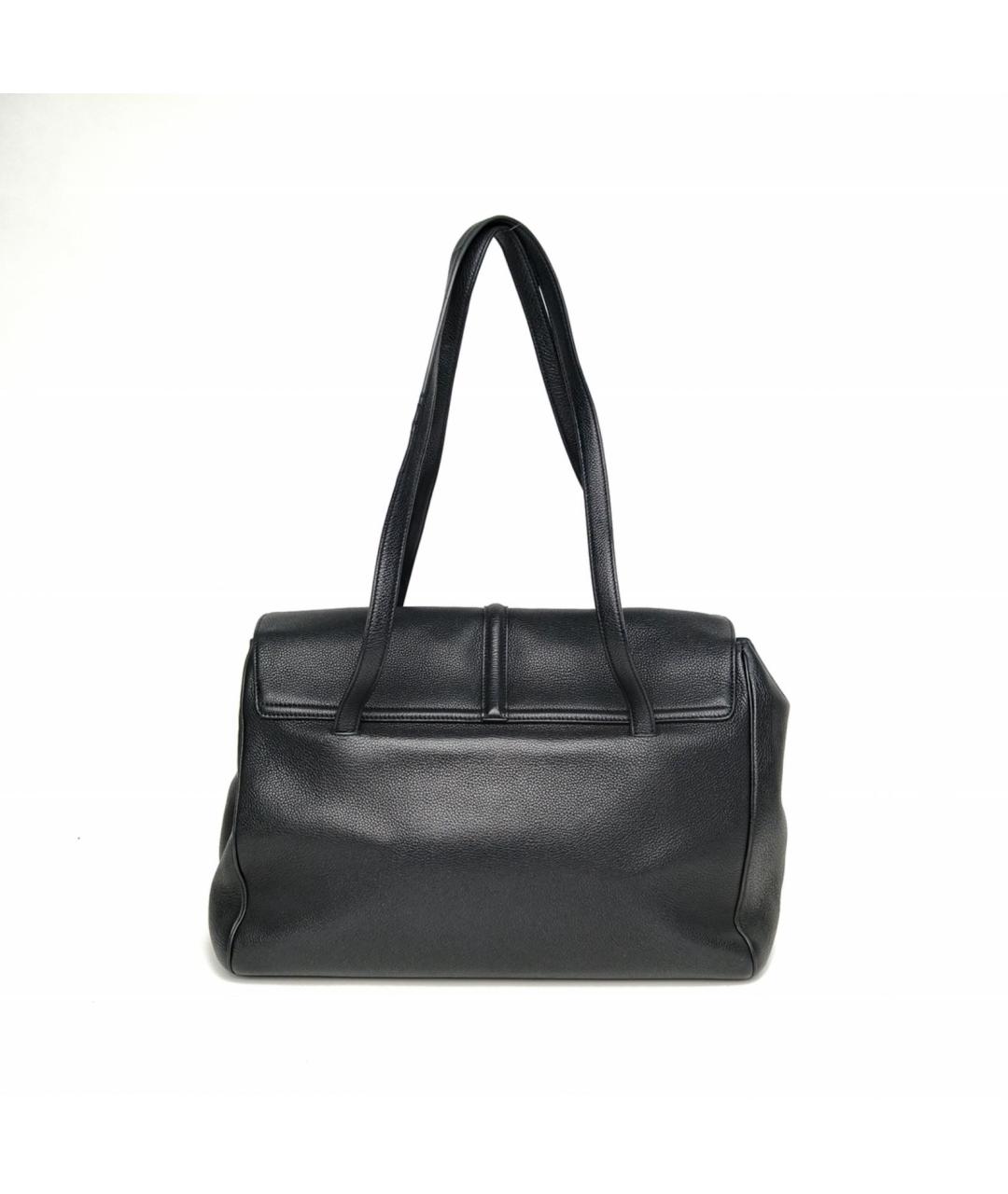 CELINE Черная кожаная сумка через плечо, фото 4