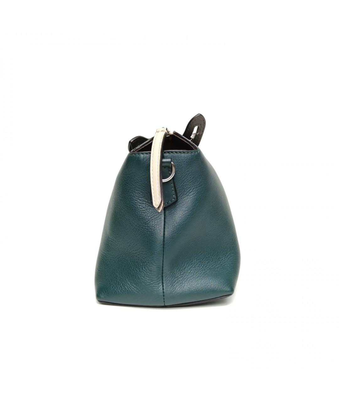 FENDI Зеленая кожаная сумка через плечо, фото 5