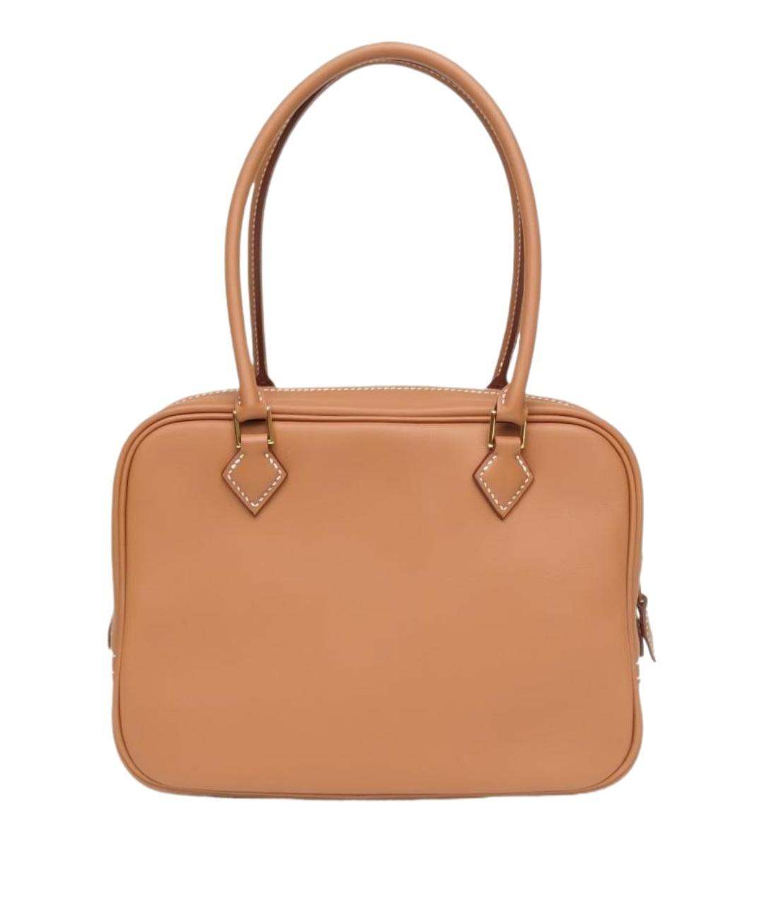 HERMES Коричневая кожаная сумка через плечо, фото 1