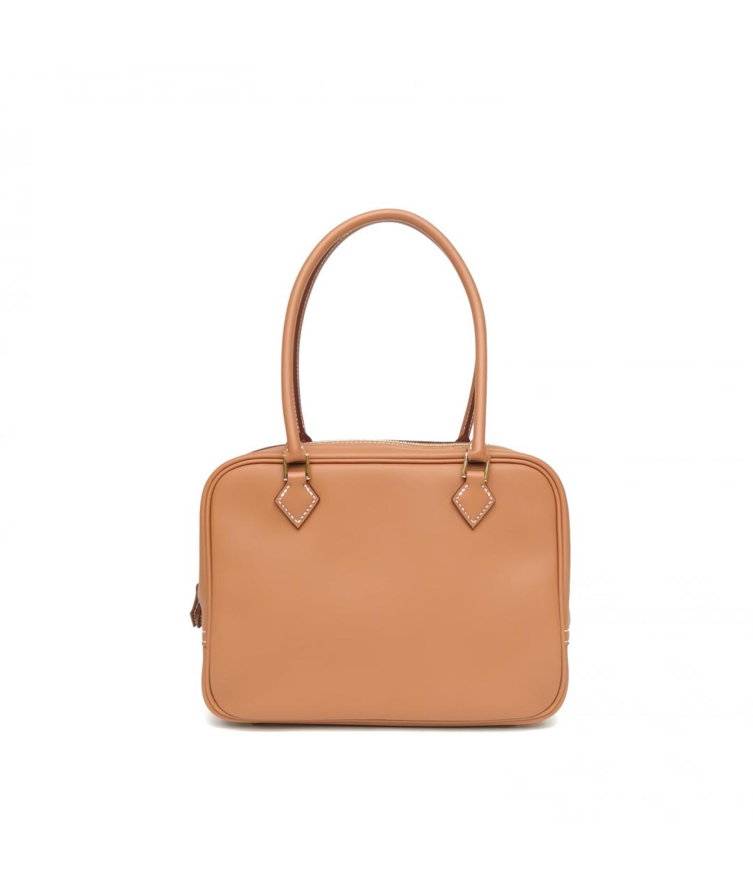 HERMES Коричневая кожаная сумка через плечо, фото 4