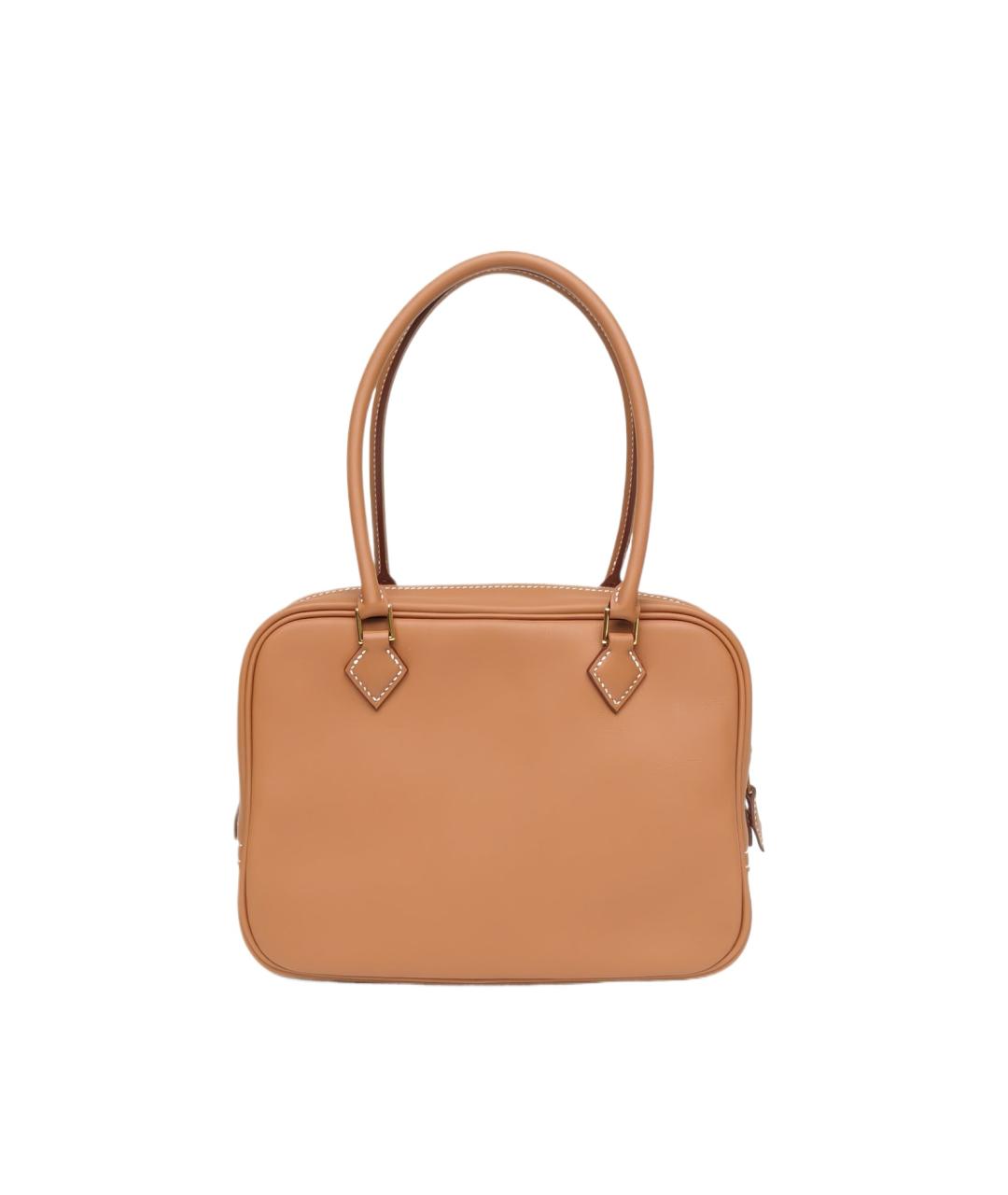 HERMES Коричневая кожаная сумка через плечо, фото 9