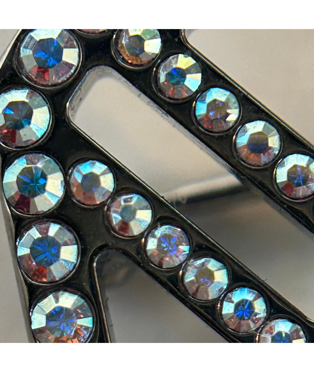 CHANEL Серебряная металлическая булавка / брошь, фото 9