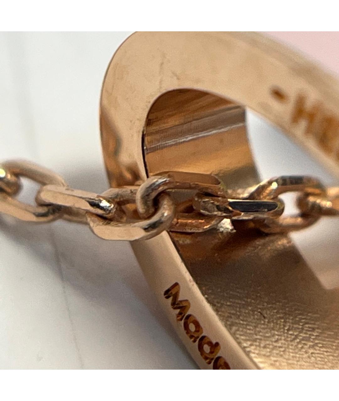 HERMES Розовая металлическая подвеска, фото 9