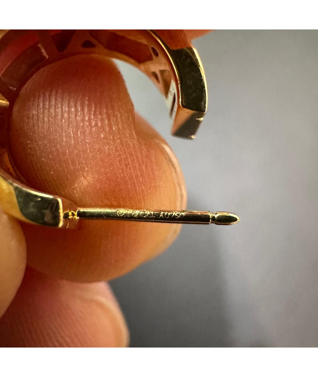 TIFFANY&CO Золотые серьги из желтого золота, фото 7