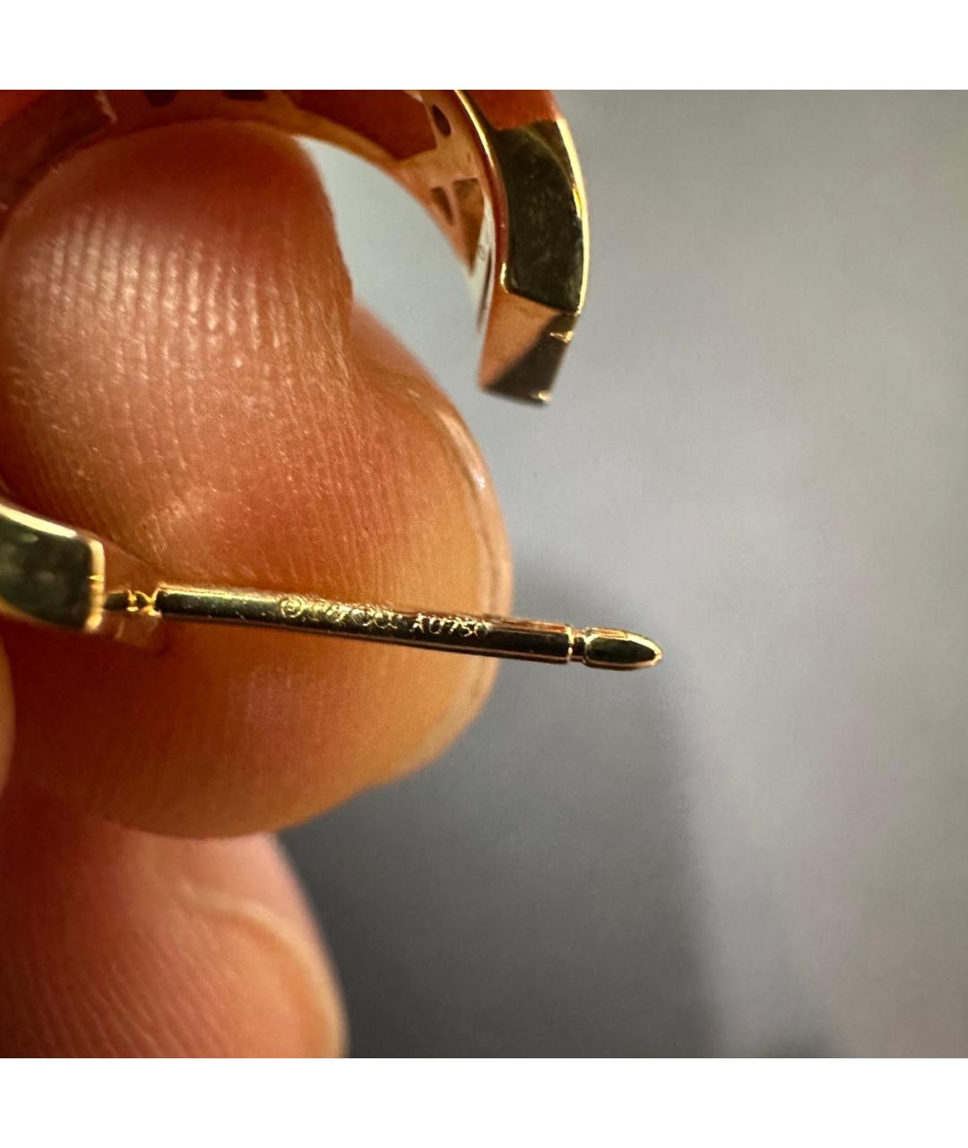 TIFFANY&CO Золотые серьги из желтого золота, фото 5