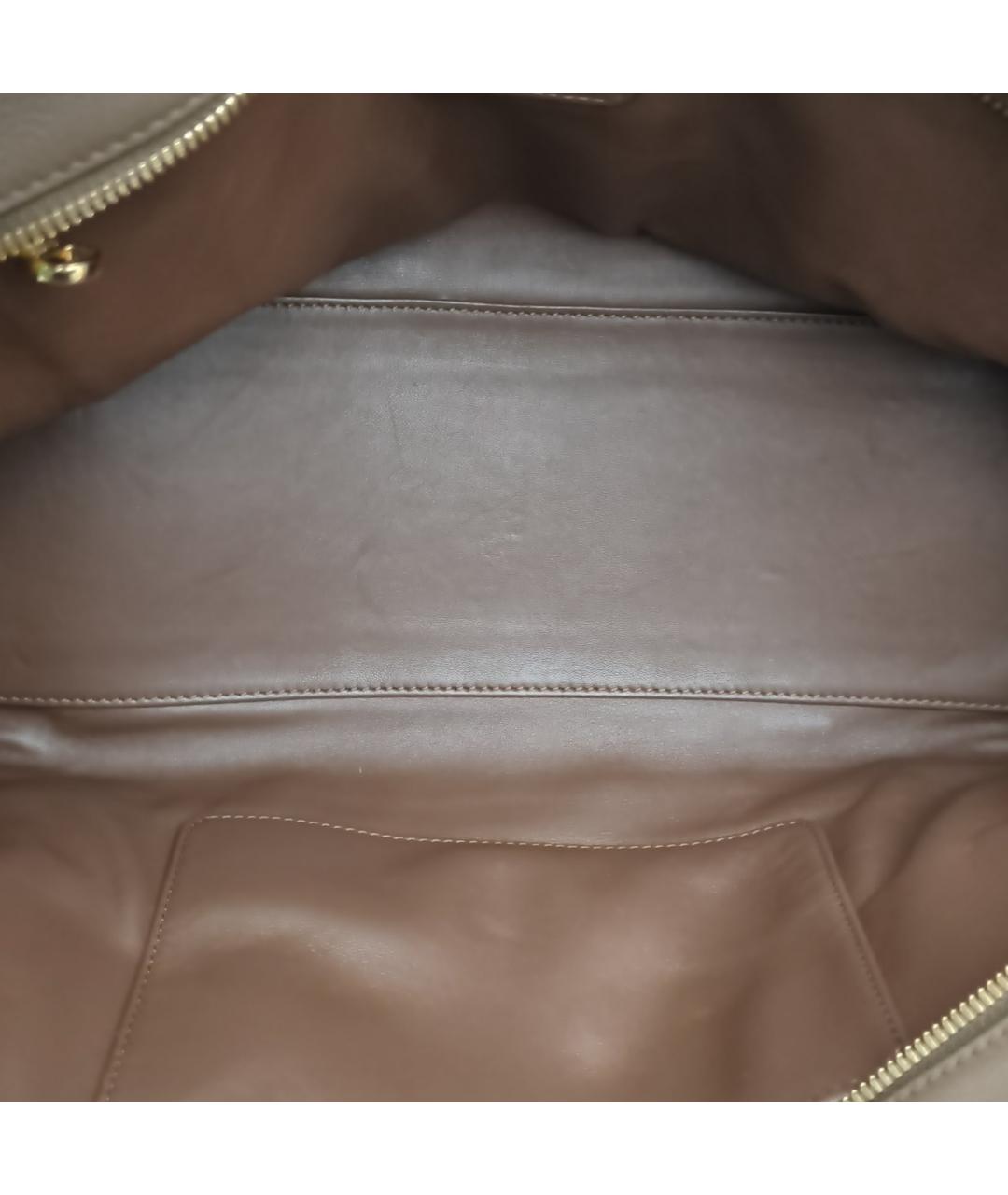 LOEWE Коричневая кожаная сумка через плечо, фото 8