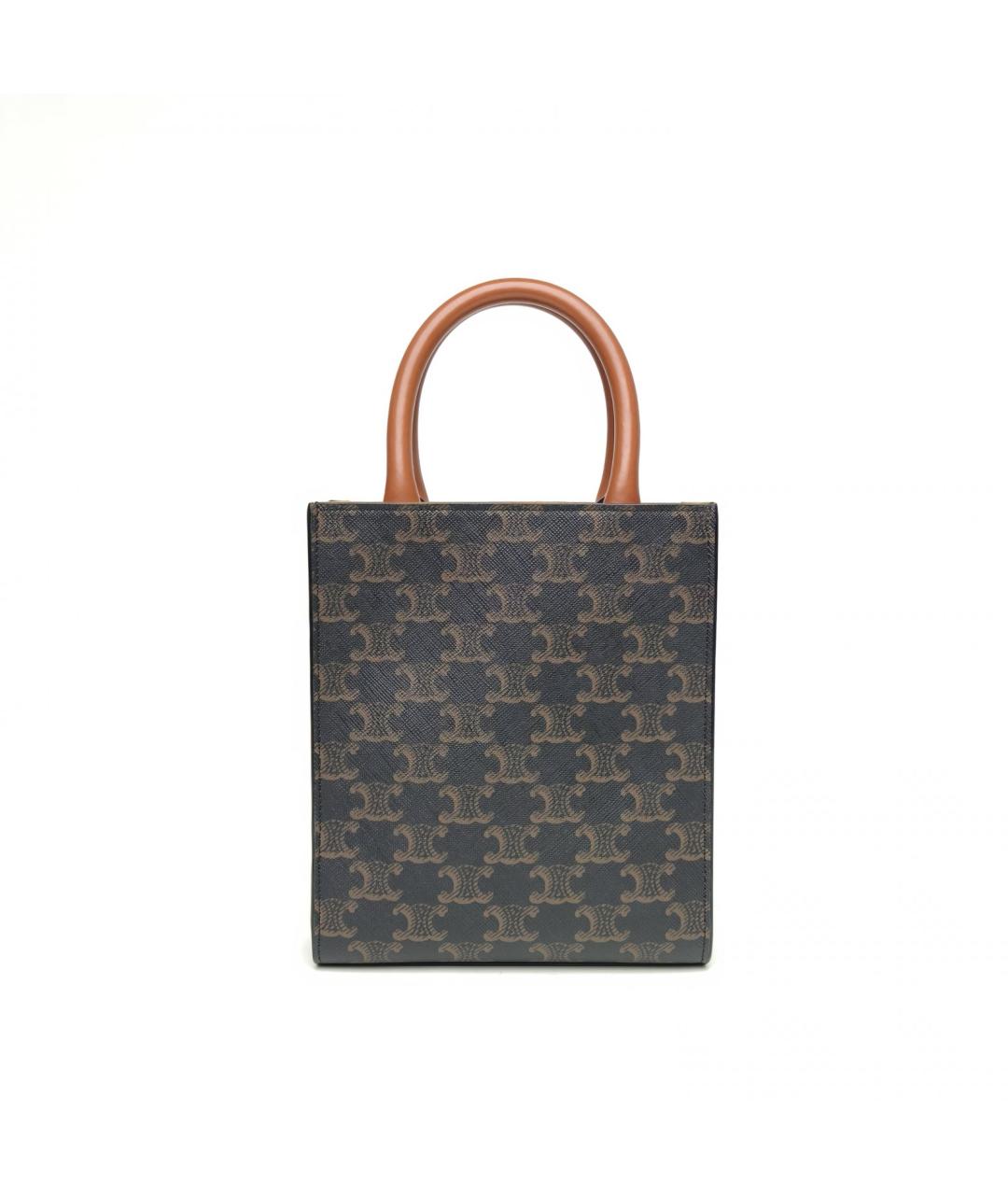 CELINE Коричневая сумка через плечо, фото 4