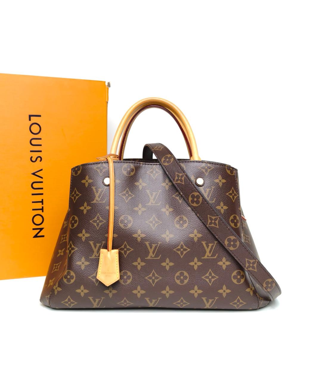 LOUIS VUITTON Коричневая сумка через плечо, фото 8