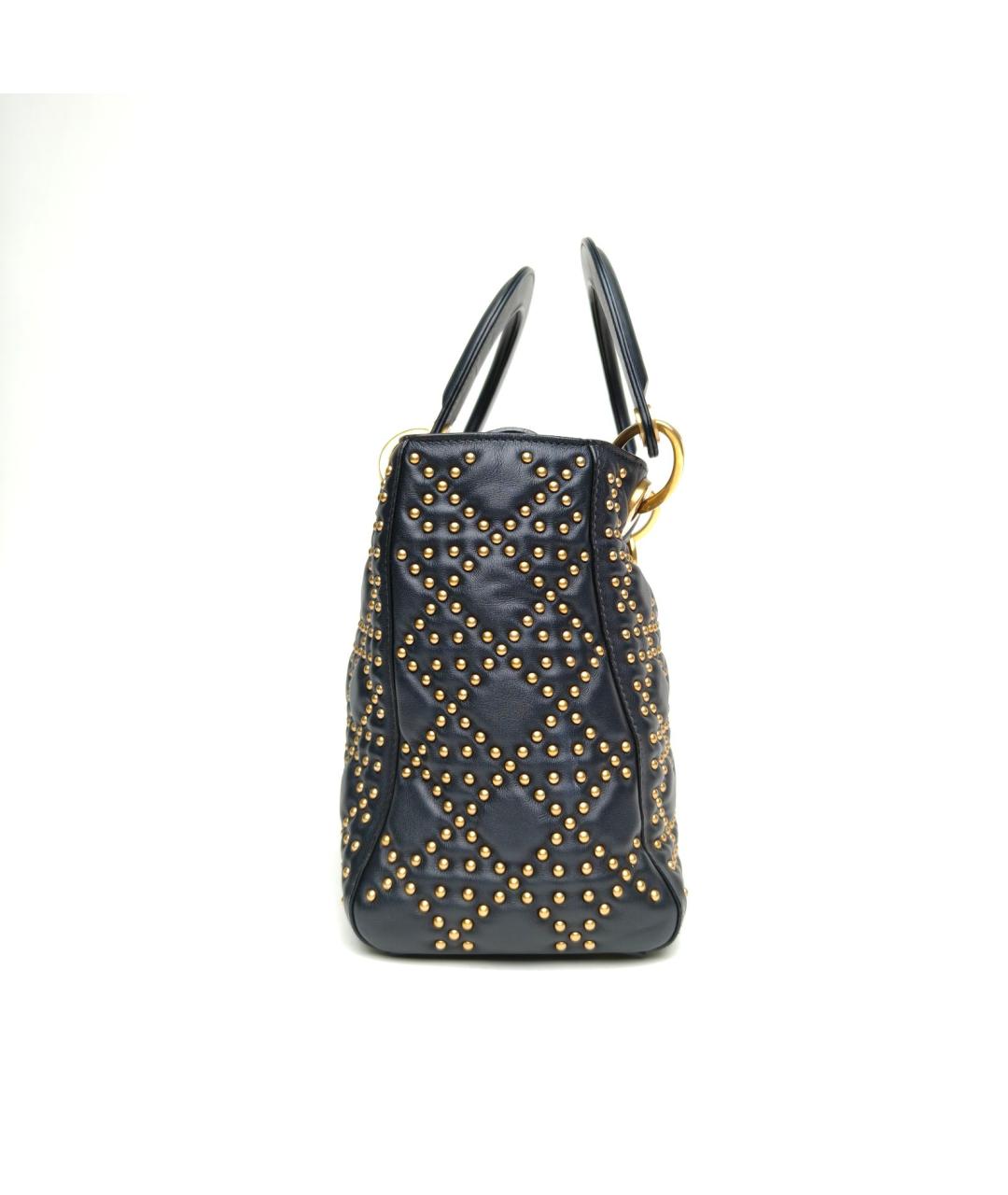 CHRISTIAN DIOR Черная кожаная сумка через плечо, фото 3